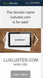 Mobile Screenshot of luxluster.com